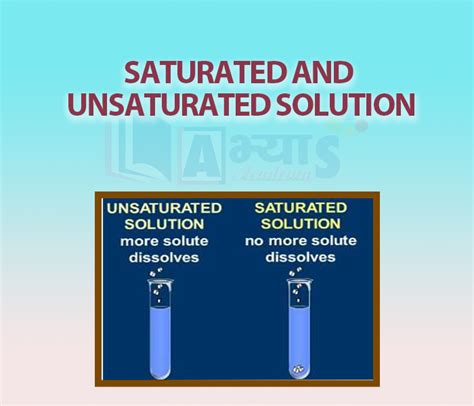 Unsaturated Solution