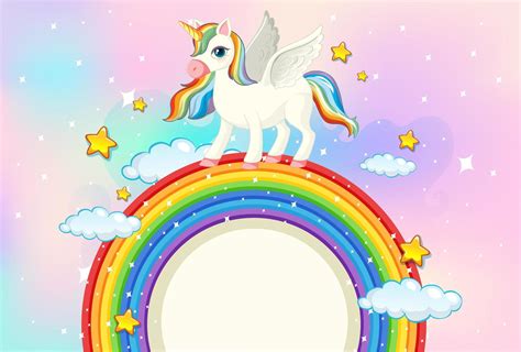 Rainbow Unicorn Vector Art, Icons, and Graphics for Free Download