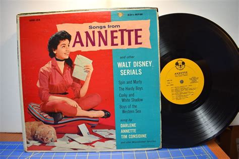 Annette Funicello Songs from Annette other Disney Serials LP Mickey ...