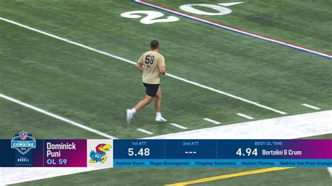 OL Roger Rosengarten (Washington) Runs 4.92-Second 40-Yard Dash at 2024 NFL Combine