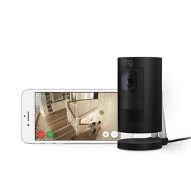 RING™ POE POWERED STICK UP CAMERA ELITE WITH 2-WAY TALK - BLACK - iSecureHomes