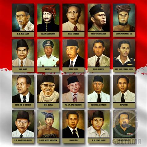 Jual Poster Pahlawan Nasional Foto Pahlawan A4 20x30cm, Minimal Beli 4 | Shopee Indonesia