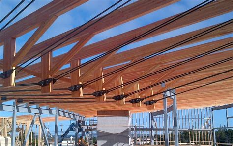 Image result for wood truss types architecture | Roof truss design, Timber architecture, Wood roof