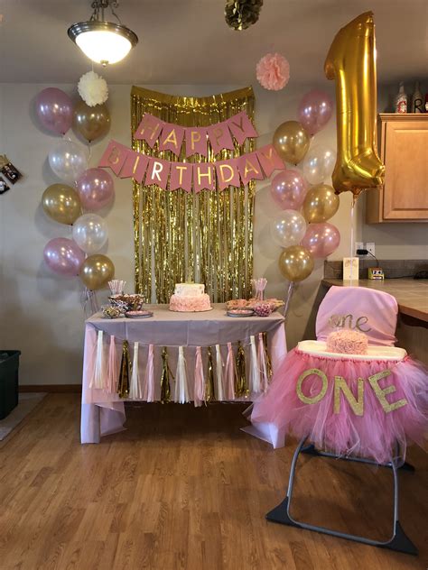 1st birthday ideas | Girl birthday decorations, 1st birthday party for girls, 1st birthday girl ...