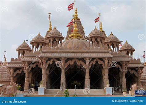 Swami Narayana Temple - India. Editorial Photography - Image: 66693892