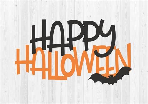 Happy Halloween - SVG Cut File by MyGraceLynnDesigns on Etsy Halloween SVG Cut File for Cricut ...