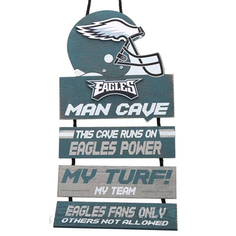 Philadelphia Eagles Team Man Cave Sign | Eagles team, Philadelphia ...