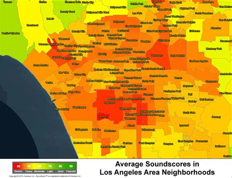 Mapping the Loudness in Every Home and 'Hood in Los Angeles - Cool Map ...