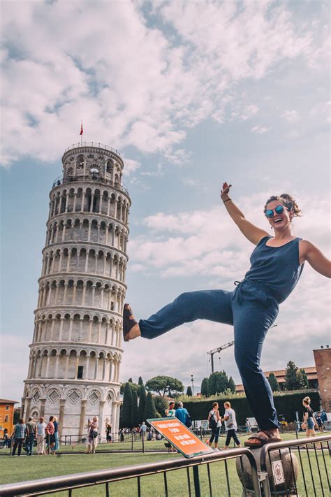 Tackiest Tourist Pictures You Have To Take At The Leaning Tower Of Pisa ...