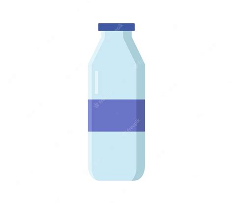 Premium Vector | Milk bottle