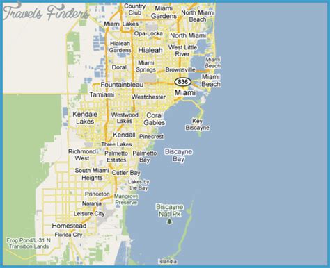 Hialeah Map - TravelsFinders.Com