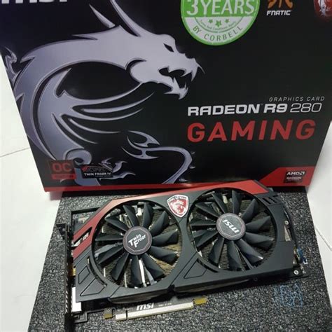 MSI AMD R9 280 GAMING 3GB GPU, Computers & Tech, Parts & Accessories, Computer Parts on Carousell