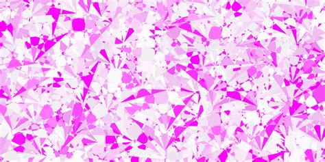 Light Pink vector pattern with polygonal shapes. 17381224 Vector Art at ...