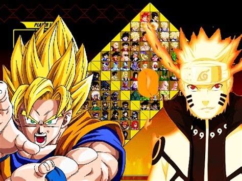 Dragon ball z vs naruto mugen - YouTube