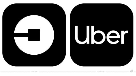 Uber App Icon – vorher und nachher – Design Tagebuch