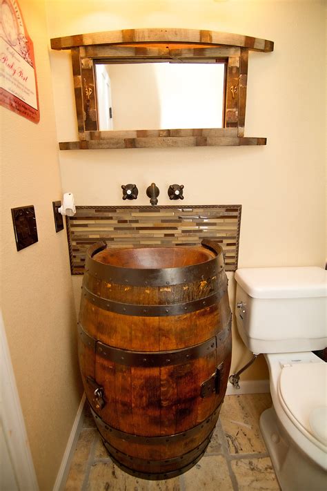 Barrel sink cabinet — King Barrel