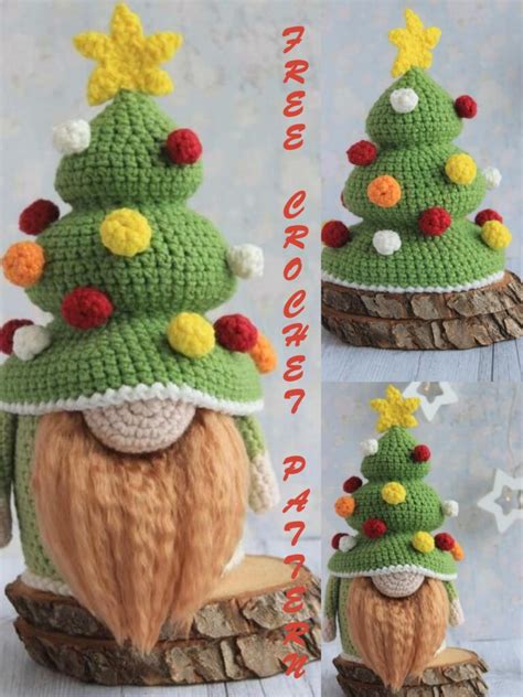 Amigurumi Gnome Christmas Free Crochet Pattern - crochet.amgurum.com