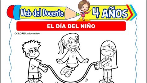 Día del Niño para Niños de 4 Años – Web del Docente