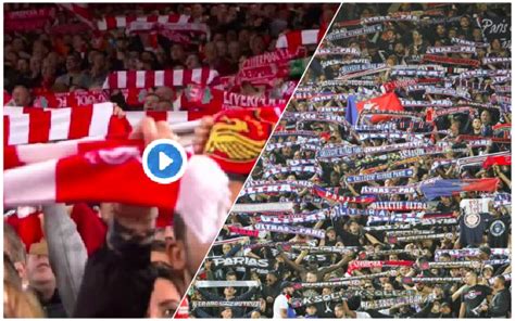 PSG fans showed massive class during YNWA...