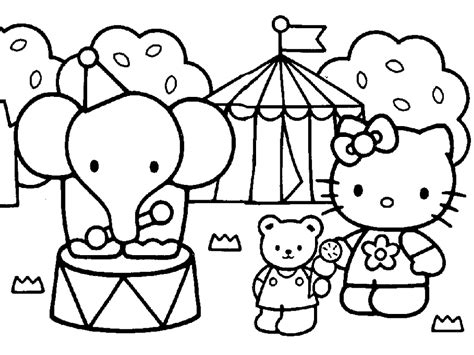 hello kitty and friends coloring - Clip Art Library