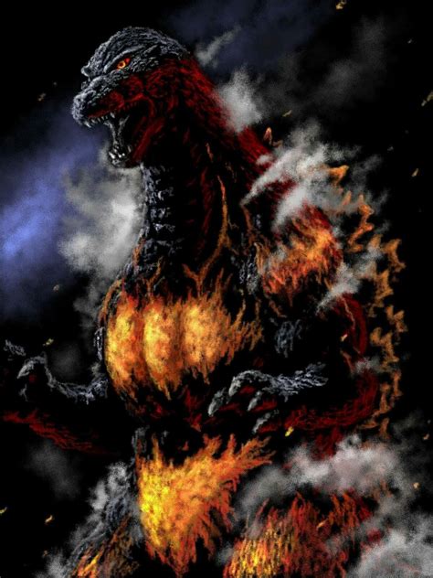 Burning Godzilla Wallpapers - Wallpaper Cave