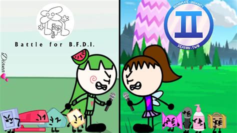 Battle For BFDI VS Inanimate Insanity by gamerdiana on DeviantArt