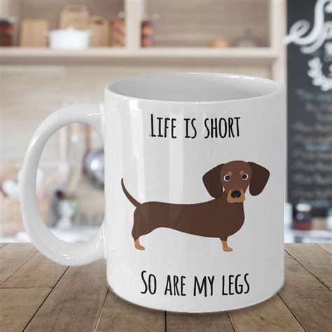 Dachshund Mug Cute Dachshune Gift for Men and Women Funny | Etsy | Mugs, Wiener dog, Dachshund gifts