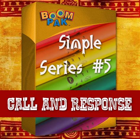 Call and Response Songs - Simple Series 5 - Boompak | Call and response, No response, Songs