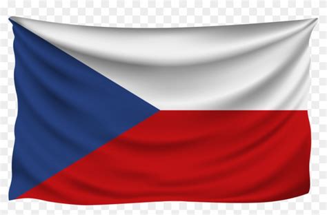 Czech Republic Wrinkled Flag - Czech Republic Flag Png, Transparent Png - 866x650(#2244546 ...