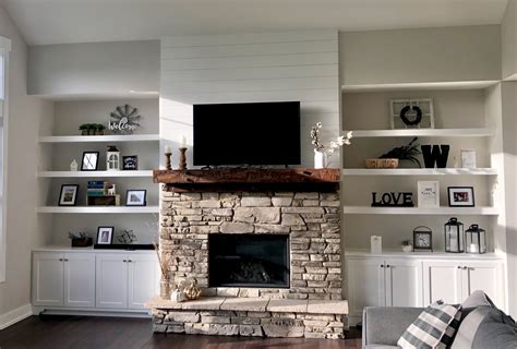 Fireplace With Built In Cabinets - fireplacenow.co