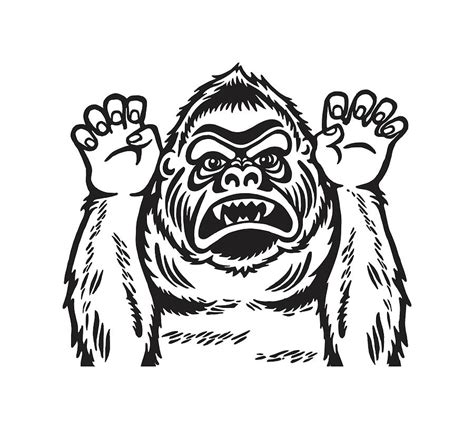 Top 159+ gorilla drawing for kids best - seven.edu.vn