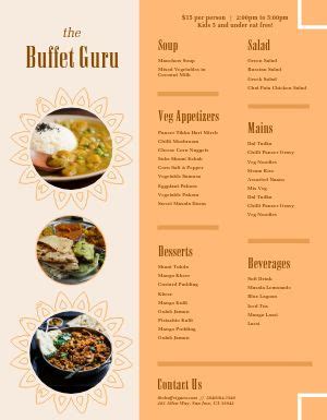 Indian Menu Template Free Download - FREE PRINTABLE TEMPLATES