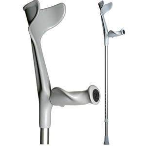 Ergonomic Crutches - Ergo Crutch Flex Left - Forearm Crutch with Moulded Crutch Handle ...