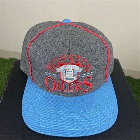 Vintage Houston Oilers Snapback Hat Cap the Game NFL Football | Etsy