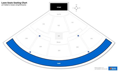 Fiddler S Green Amphitheatre Seating Map | Review Home Decor