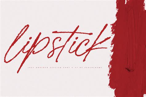 Lipstick Writing Font