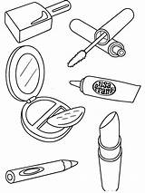 Makeup Coloring Pages Face Faces Drawing Template Mac Charts Sketch  sketch template