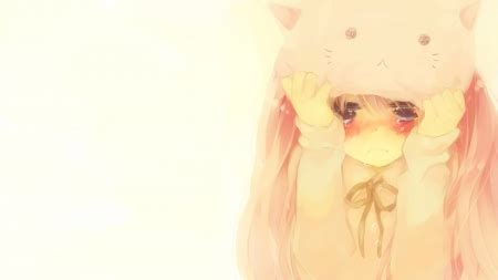 cute sad anime girl - Other & Anime Background Wallpapers on Desktop ...