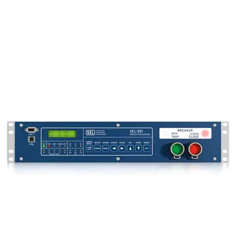 Over-current protection relay - SEL-351 - Schweitzer Engineering Laboratories - synchronization ...