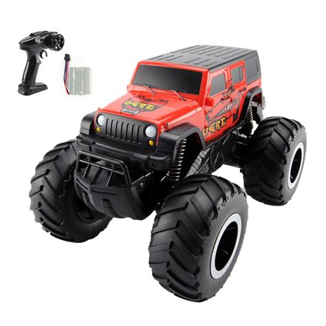 2.4GHz Monster Truck 360 Rotating Amphibious RC Stunt Car with Battery (Red) | eBay