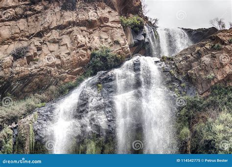 Witpoortjie Waterfall stock image. Image of water, flowing - 114542775