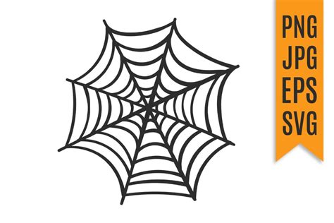 Spider Web Halloween Vector Illustration Graphic by RbsCreative ...