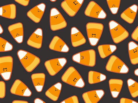 Candy Corn Pattern by Obi Little for Bare Tree Media on Dribbble