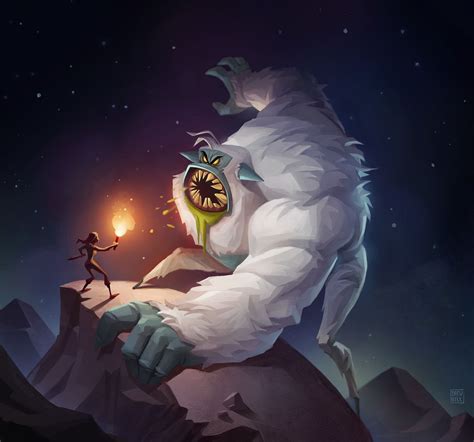 Yeti by Drew Hill on ArtStation. | Character art, Artwork, Character design