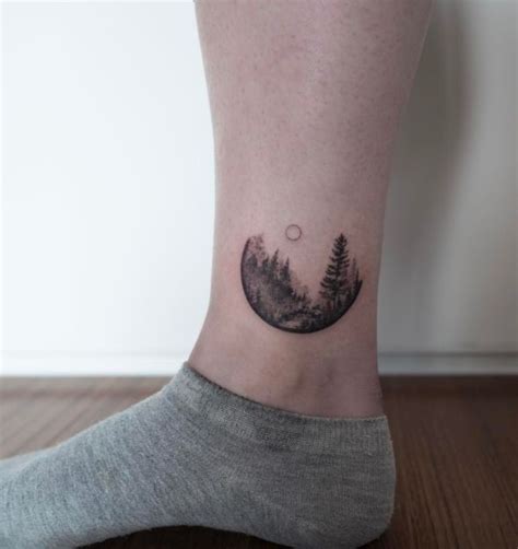 Small Nature Tattoo - InkStyleMag | Small nature tattoo, Nature tattoos, Ankle tattoo designs