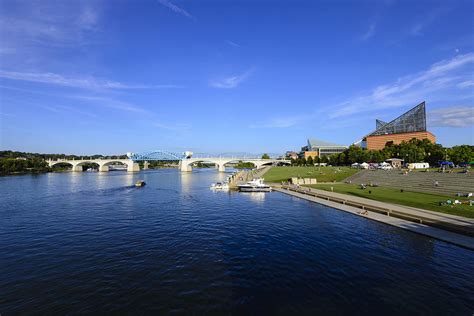 Chattanooga's Riverfront in late evening Photograph by Steve Samples - Pixels