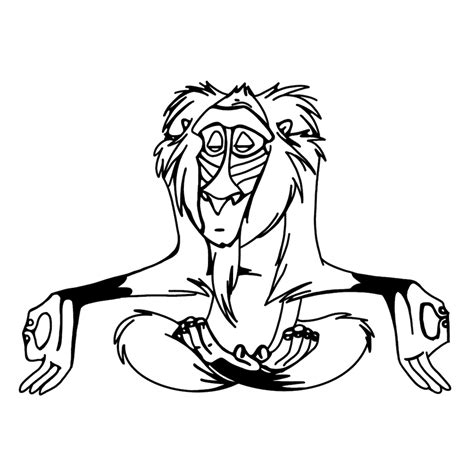 Rafiki the Lion King Digital Files Svg/pdf/png/jpeg the Lion King ...