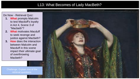 Lady Macbeth Death | Teaching Resources