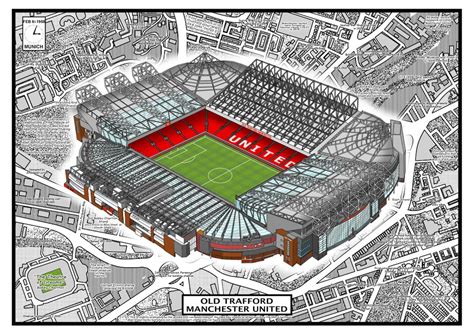 Manchester United .Old Trafford Stadium History – Football Cartoon Histories