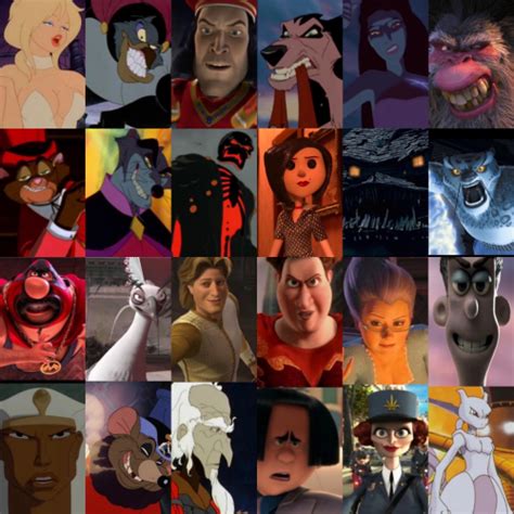 Definitive non-Disney animated movie villains Tier List (Community ...